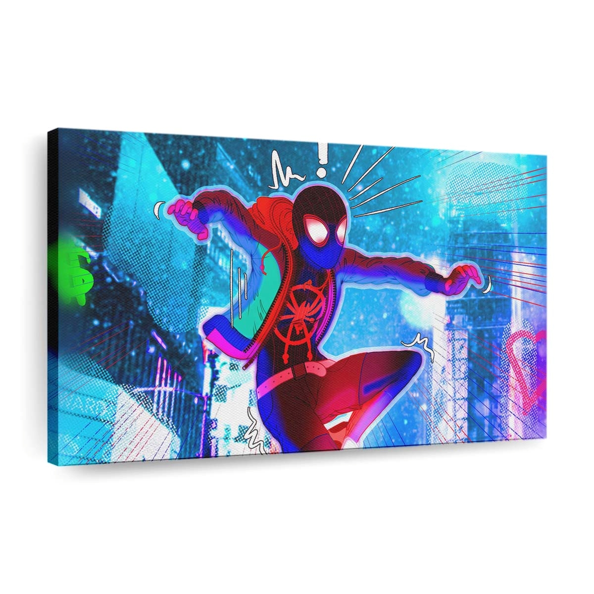 Spider Man Miles Morales 2023 Leinwandbild - Wanddeko
