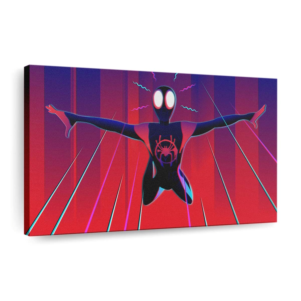 Spider Man Miles Morales Digital Art 2 Leinwandbild - Wanddeko