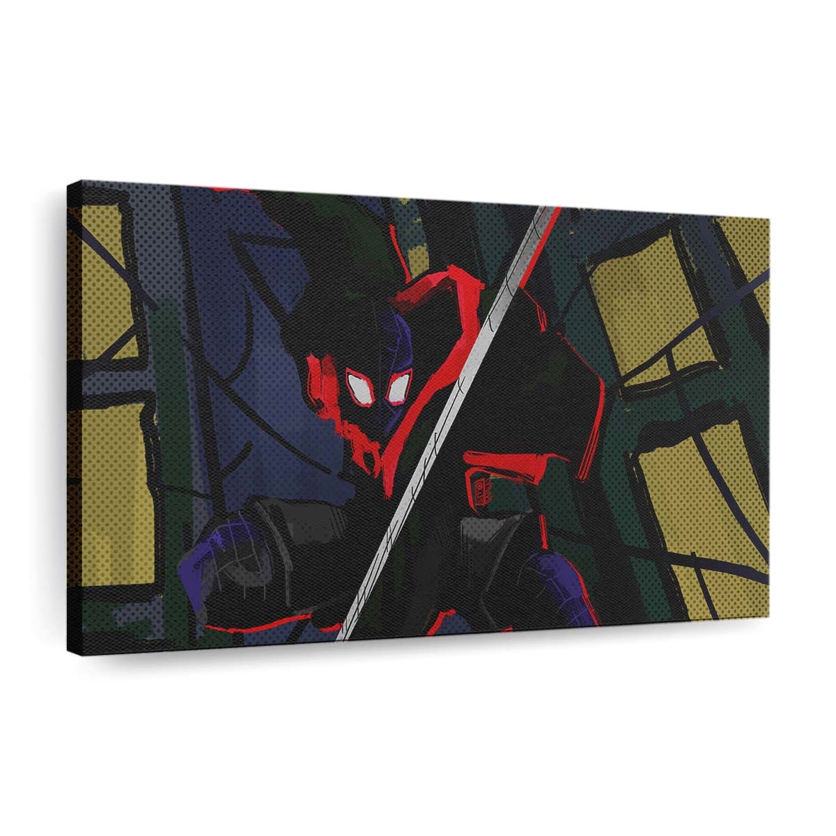 Spider Man Miles Morales Fan Art Leinwandbild - Wanddeko