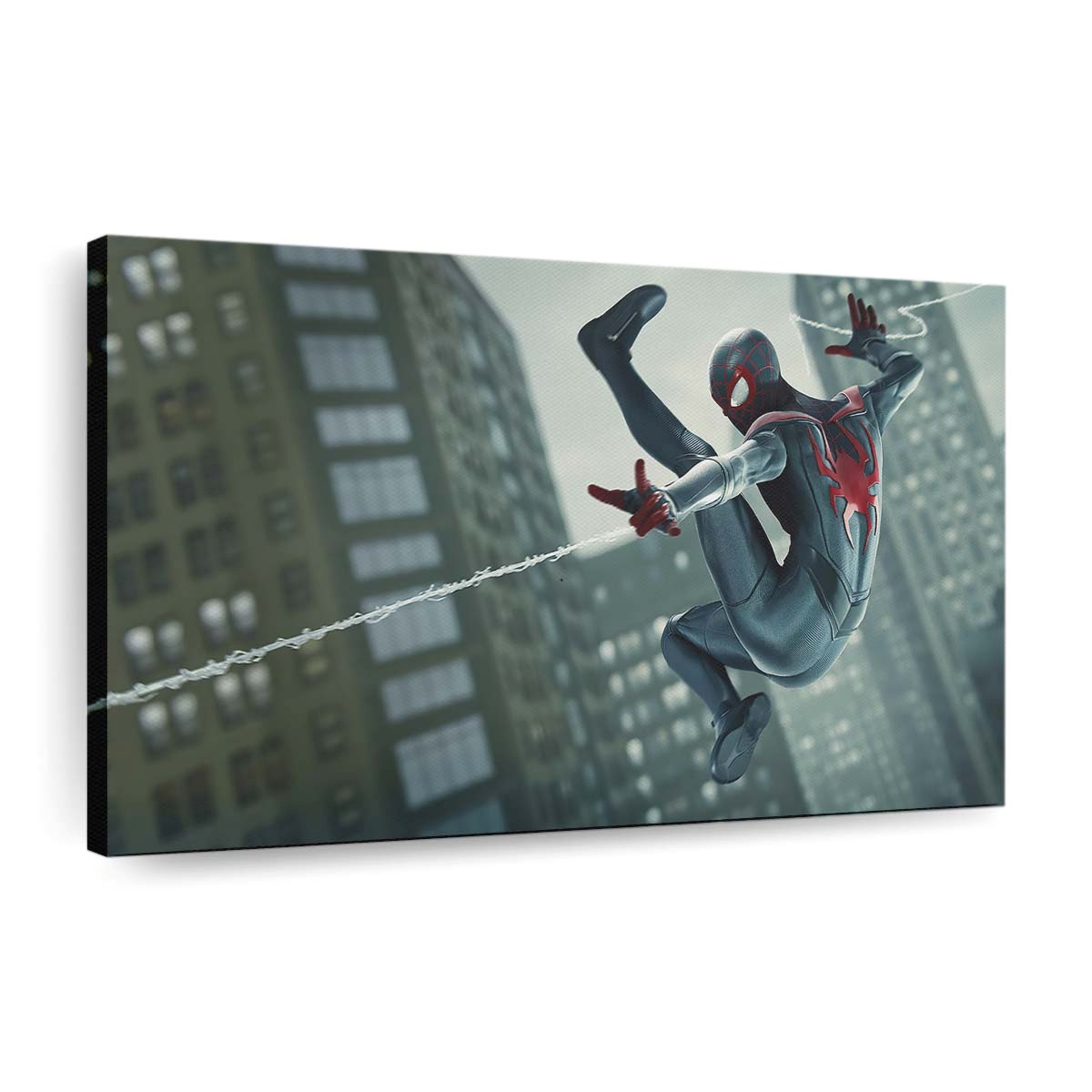 Spider Man Miles Morales Web Shooter Leinwandbild - Wanddeko