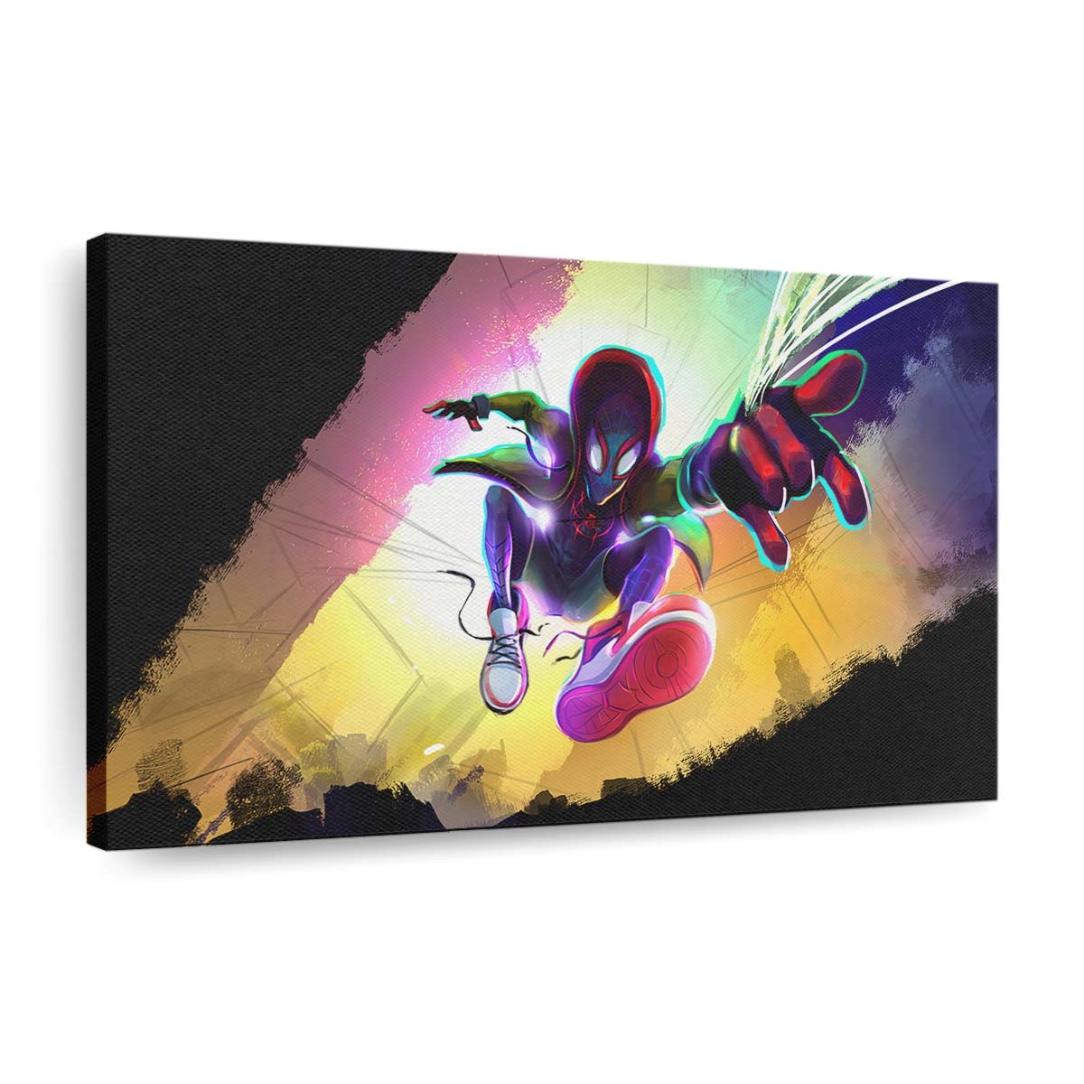 Spider Man Miles 9 Leinwandbild - Wanddeko