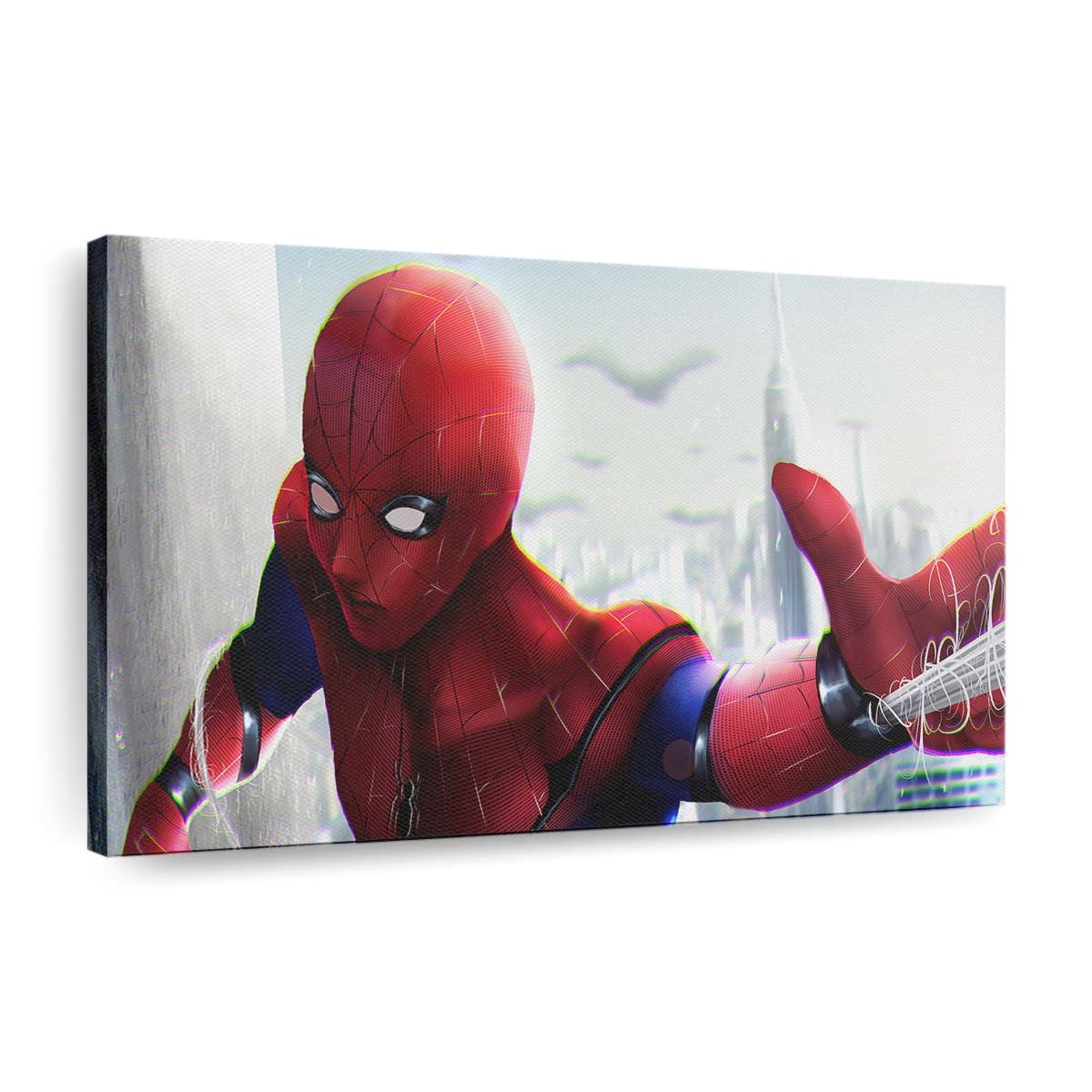 Spider Man Neue Kunst 2 Leinwandbild - Wanddeko