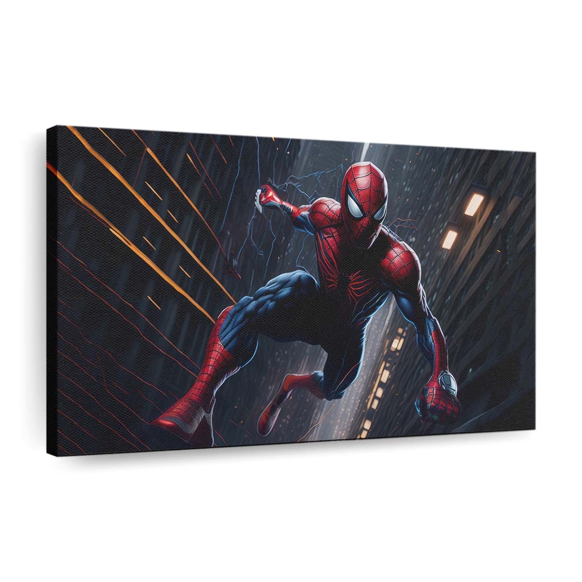 Spider Man New York Leinwandbild - Wanddeko