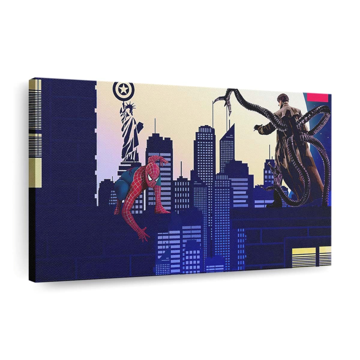 Spider Man No Way Home Heroes Will Collide Leinwandbild - Wanddeko