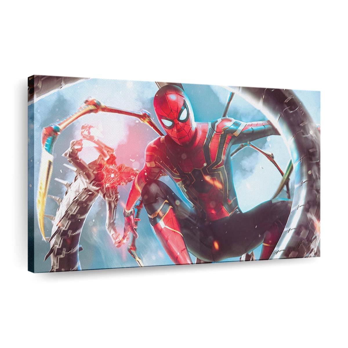 Spider Man No Way Home Manipulation Leinwandbild - Wanddeko