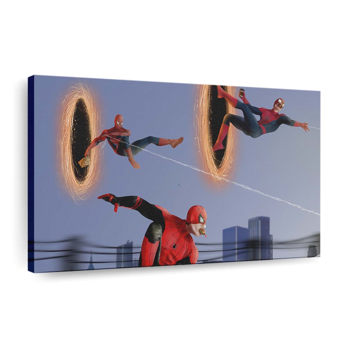Spider Man No Way Home Marvel Poster Leinwandbild - Wanddeko
