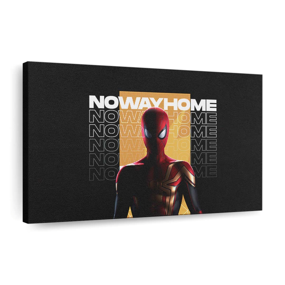 Spider Man No Way Home Minimal Dark Leinwandbild - Wanddeko
