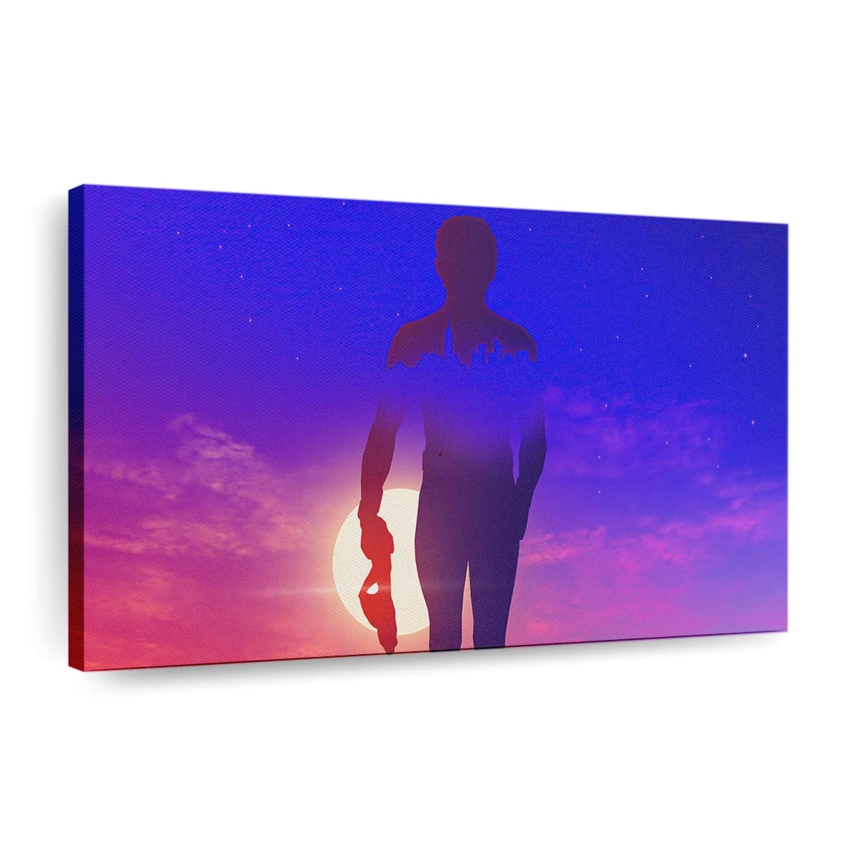 Spider Man No Way Home Walking Away Leinwandbild - Wanddeko