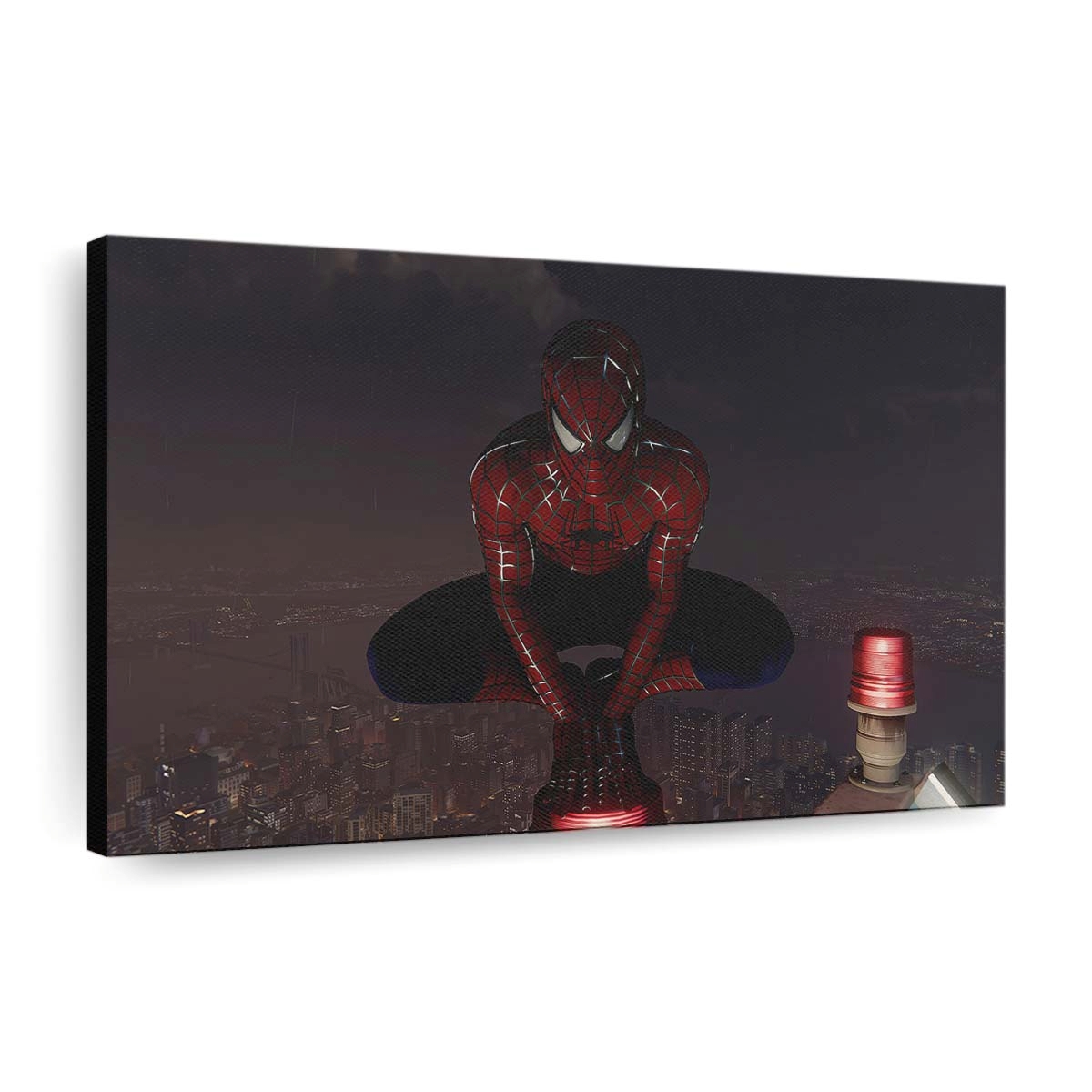 Spider Man oben Leinwandbild - Wanddeko