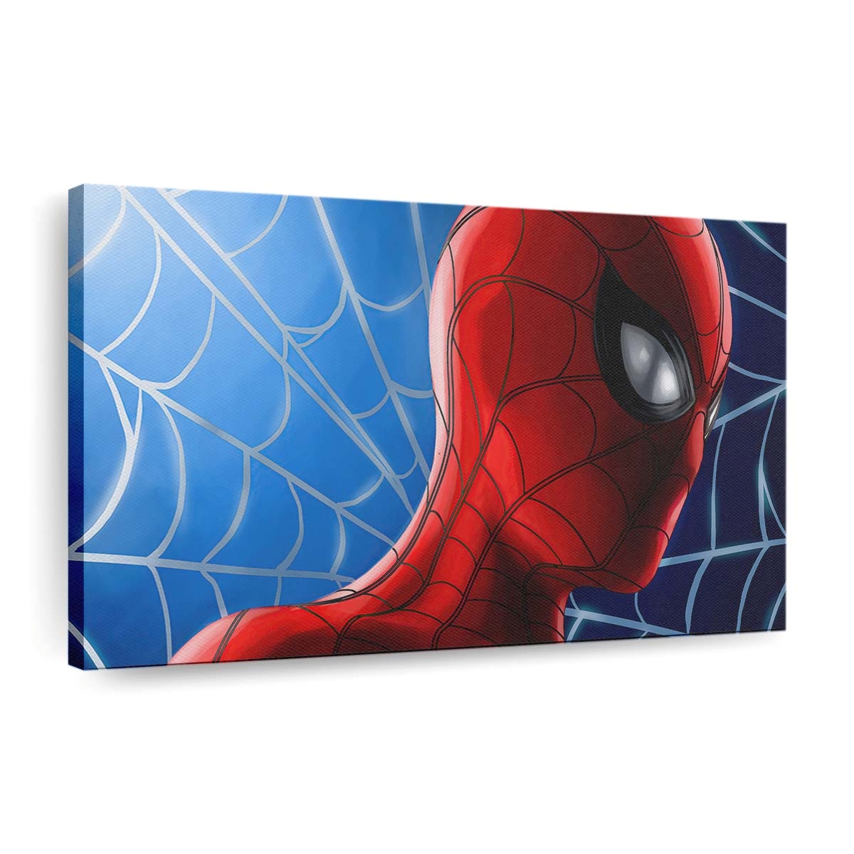 Spider Man Farbspritzer Kunst Leinwandbild - Wanddeko