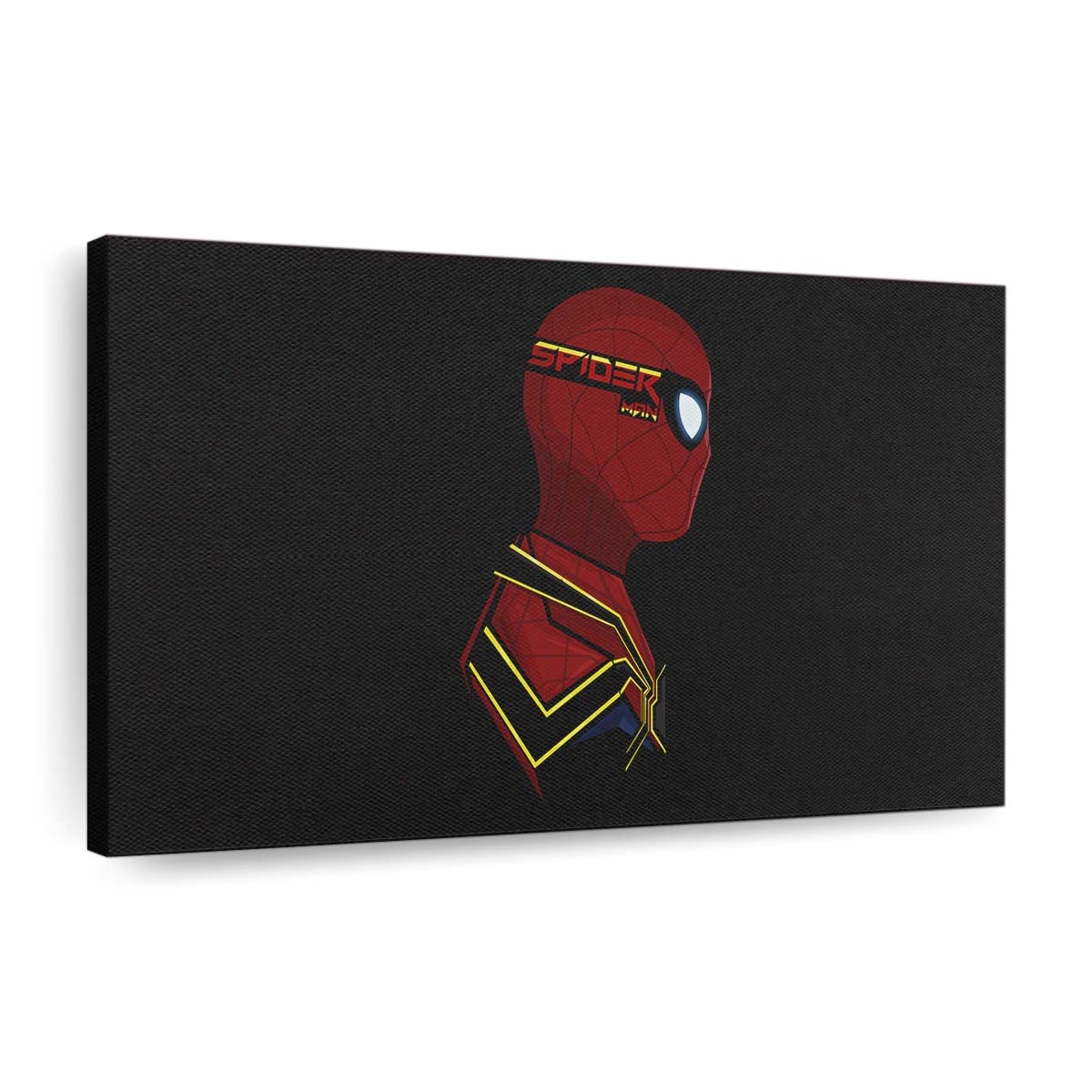 Spider Man Pop Head Shot Leinwandbild - Wanddeko