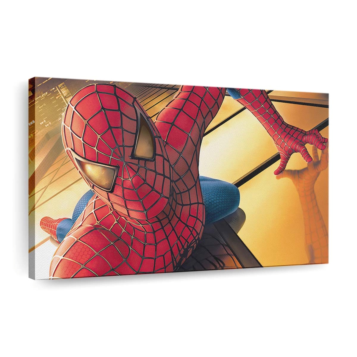 Spider Man Poster Leinwandbild - Wanddeko