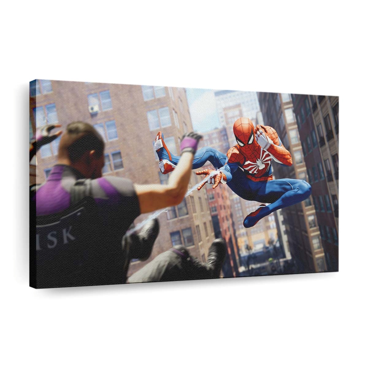 Spider Man 2018 6 Leinwandbild - Wanddeko