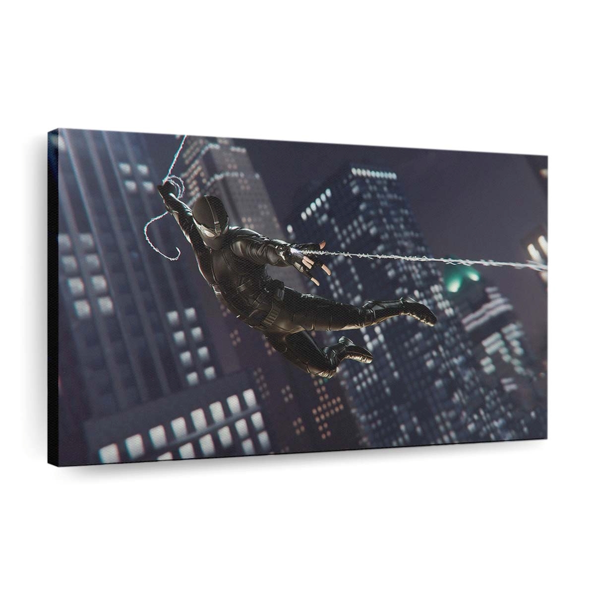 Spider Man Far From Home Verbesserter Stealth Anzug 2 Leinwandbild - Wanddeko
