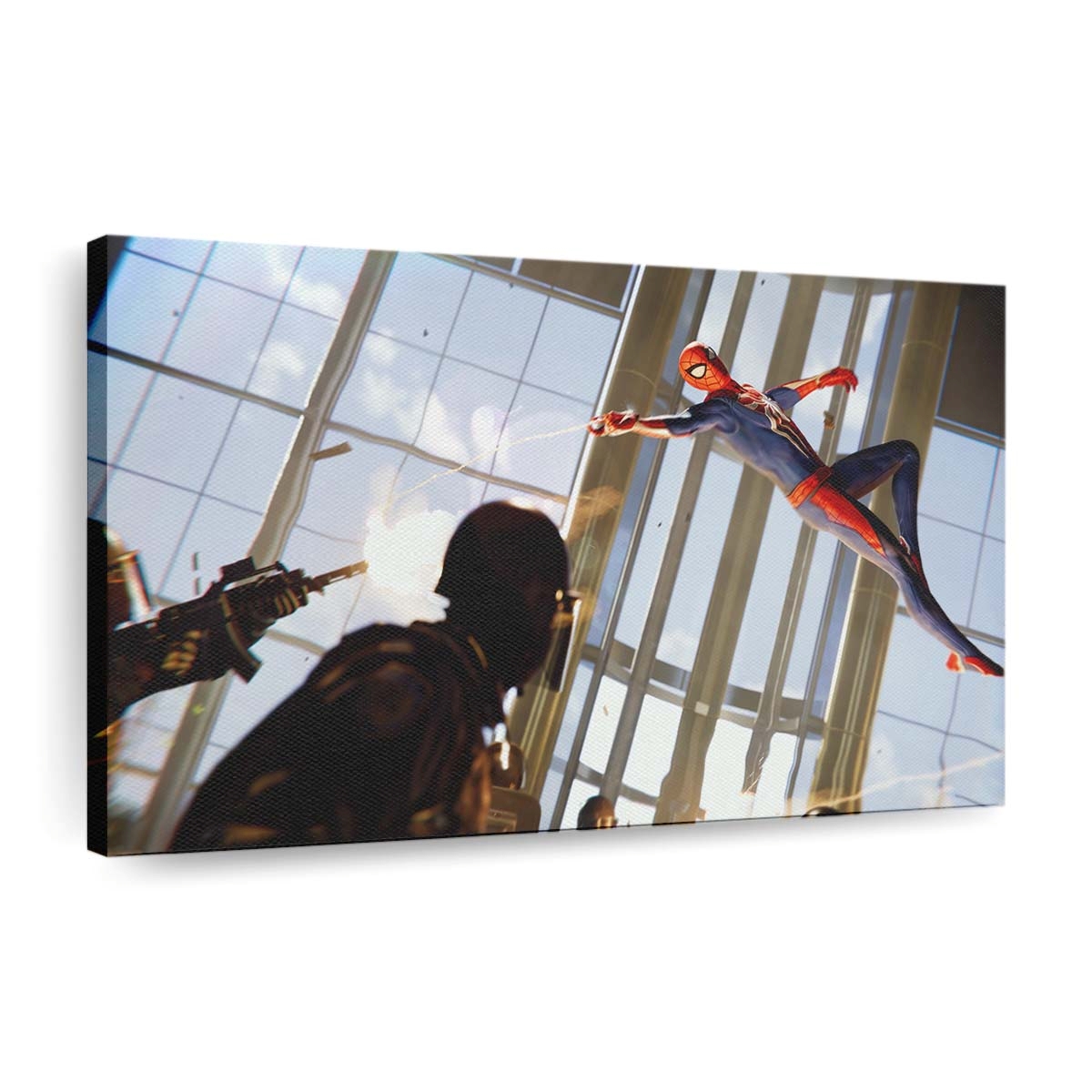 Spider Man Videospiel 2018 Leinwandbild - Wanddeko