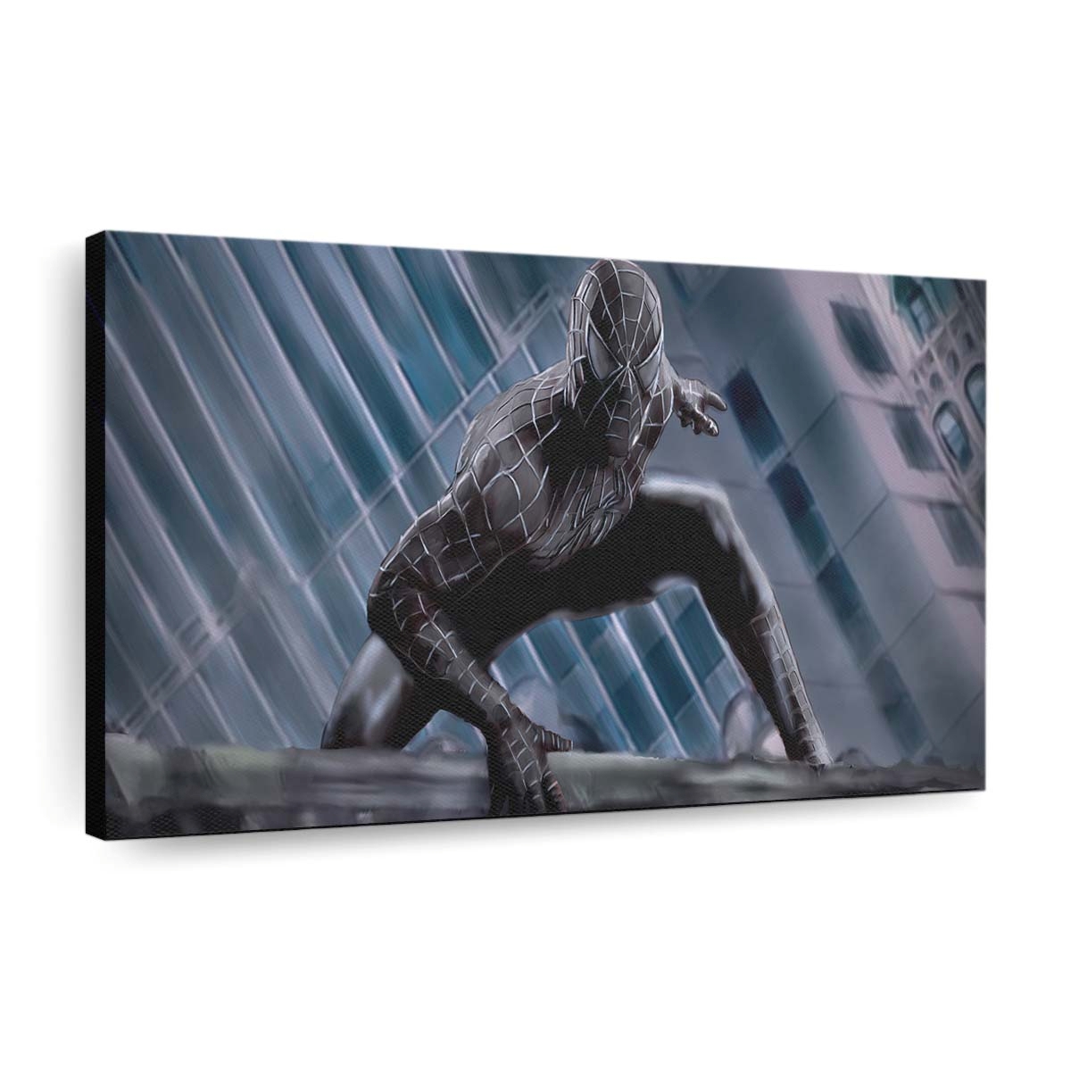 Spider Man Raimi schwarzer Anzug Leinwandbild - Wanddeko