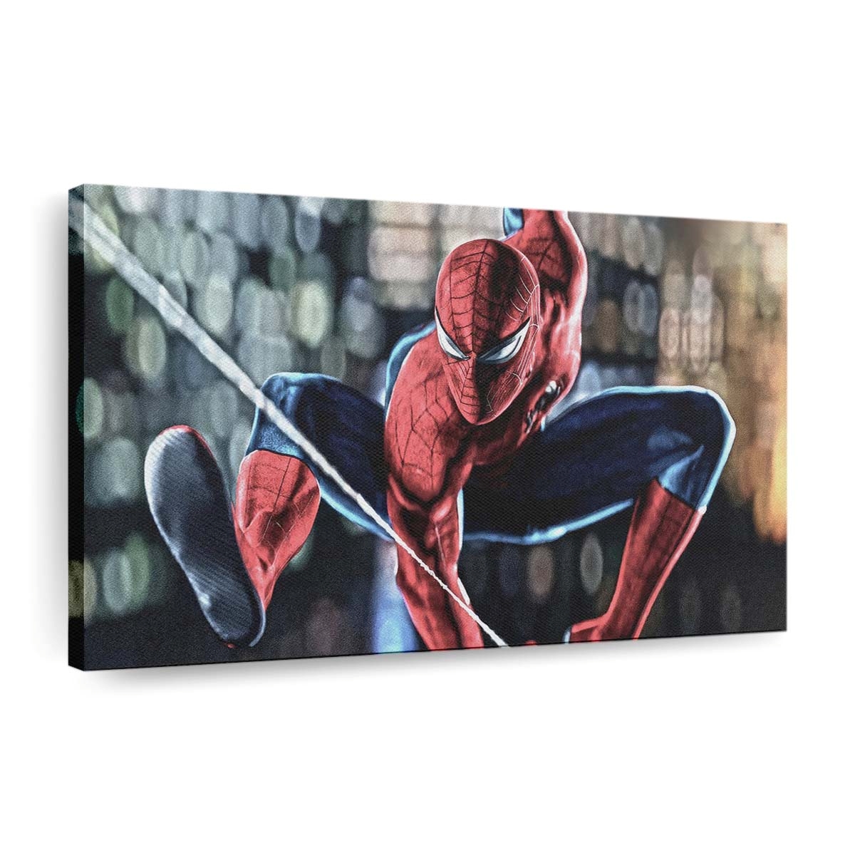 Spider Man wiedergeborener Anzug Leinwandbild - Wanddeko