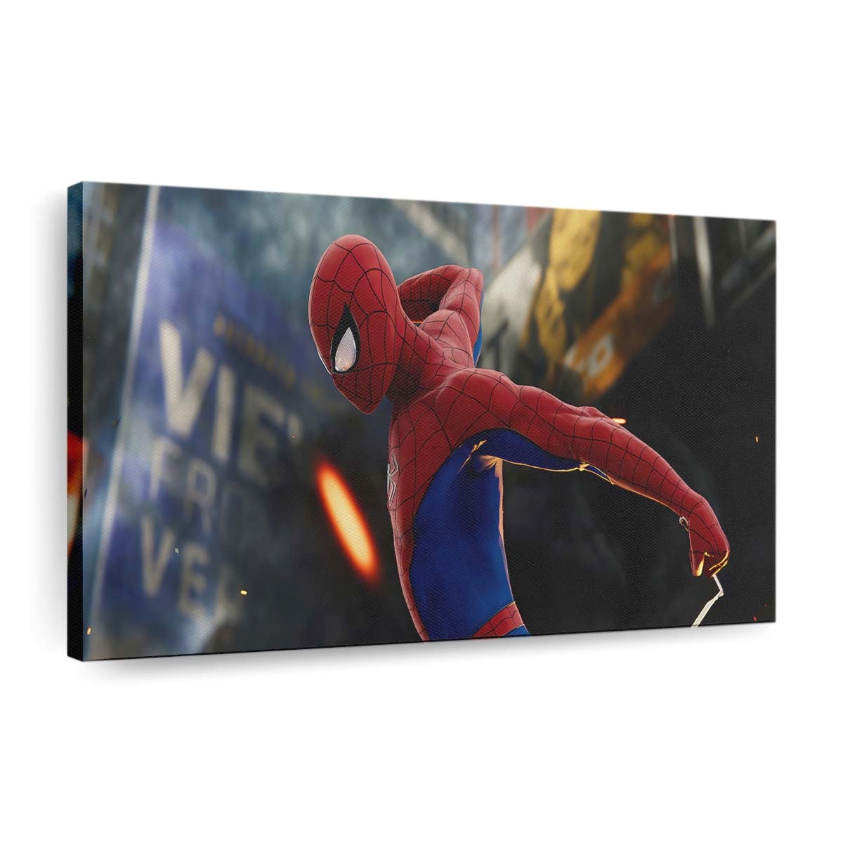Spider Man Remastered 2021 Leinwandbild - Wanddeko