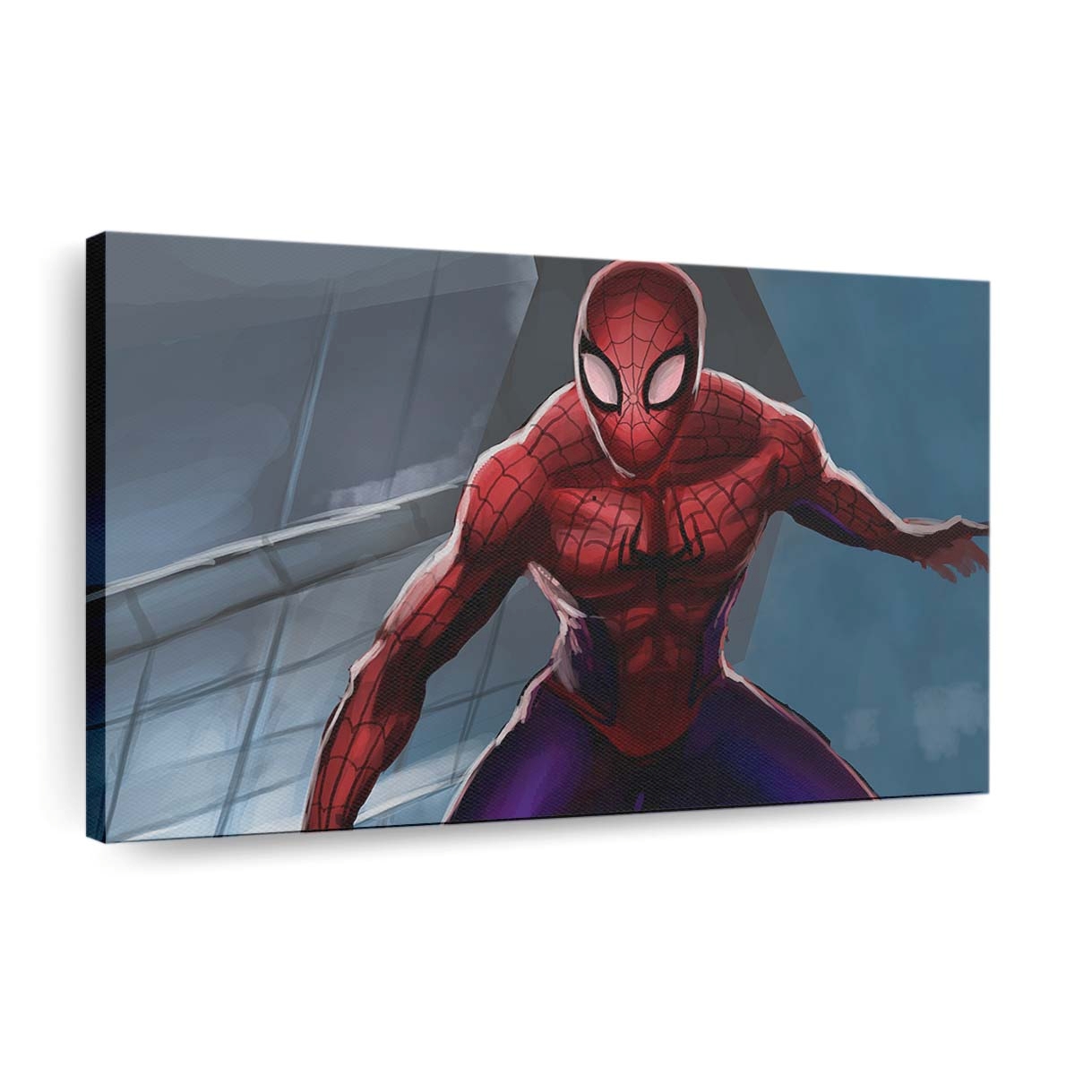 Spider Man Speed Paint Art Leinwandbild - Wanddeko