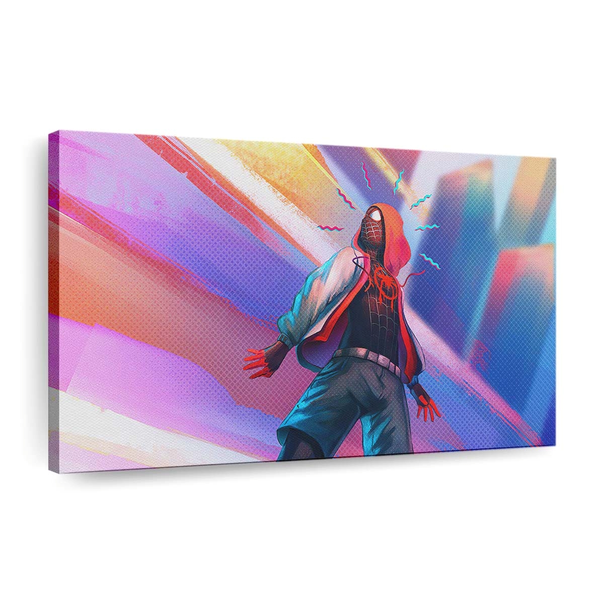 Spider Man Spiderverse Leinwandbild - Wanddeko