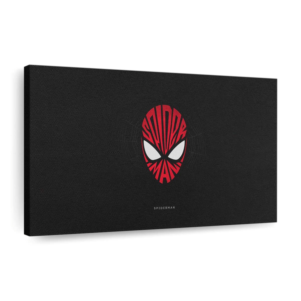 Spider Man Superhero Minimal Leinwandbild - Wanddeko