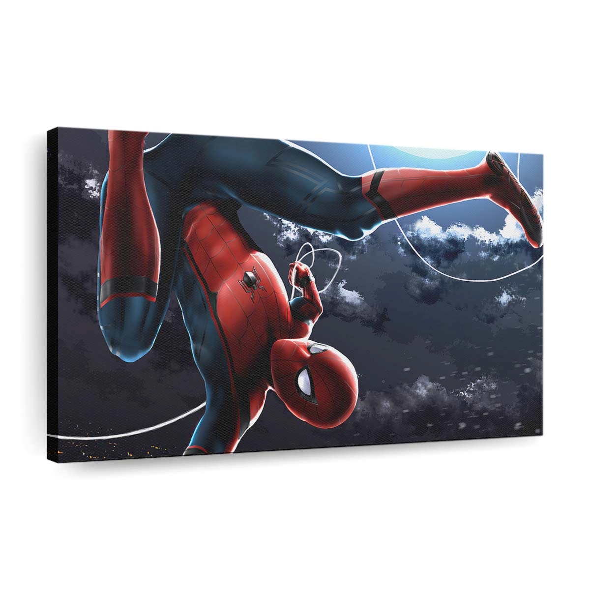 Spider Man Upside Down 2 Leinwandbild - Wanddeko
