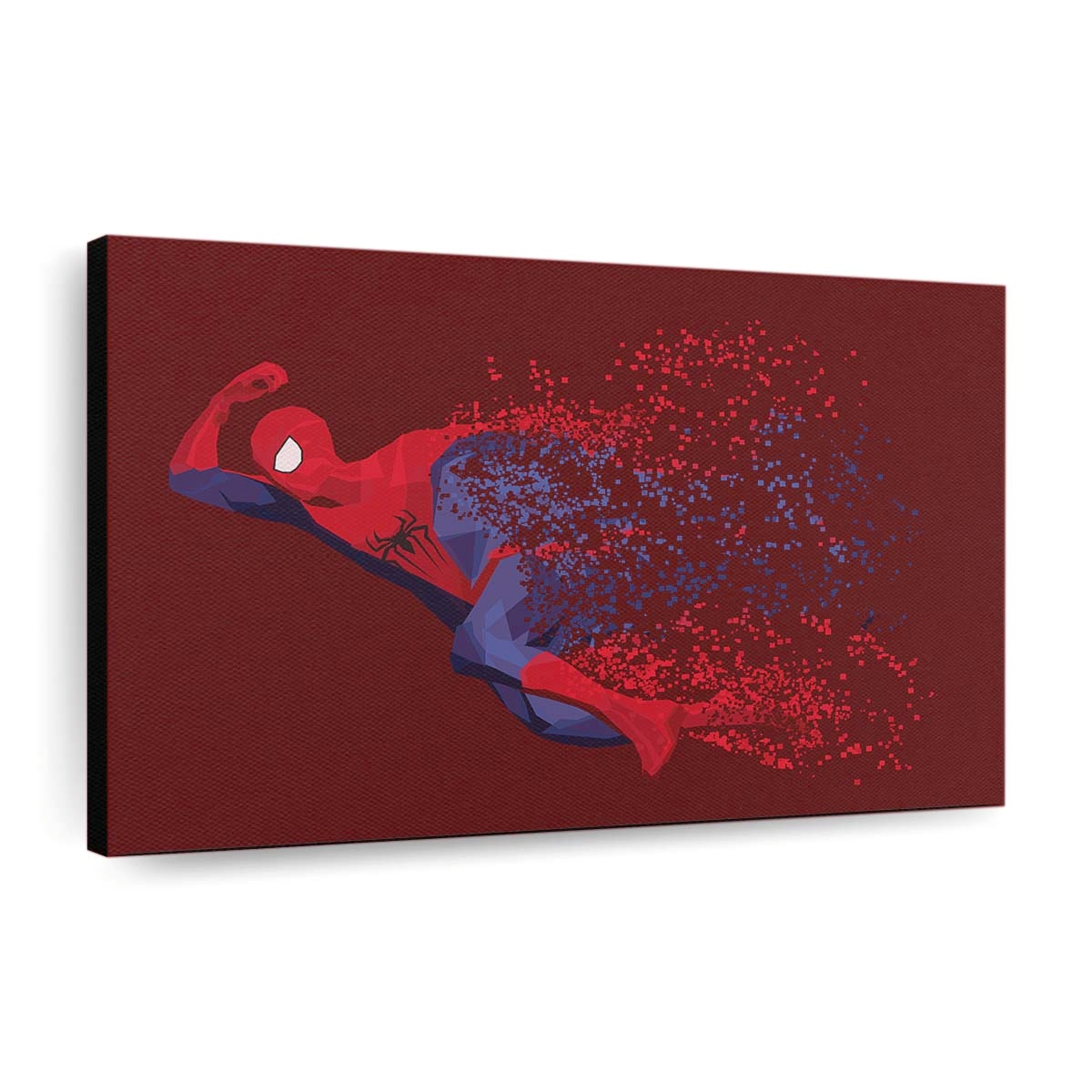 Spider Man Vektorgrafik 2 Leinwandbild - Wanddeko