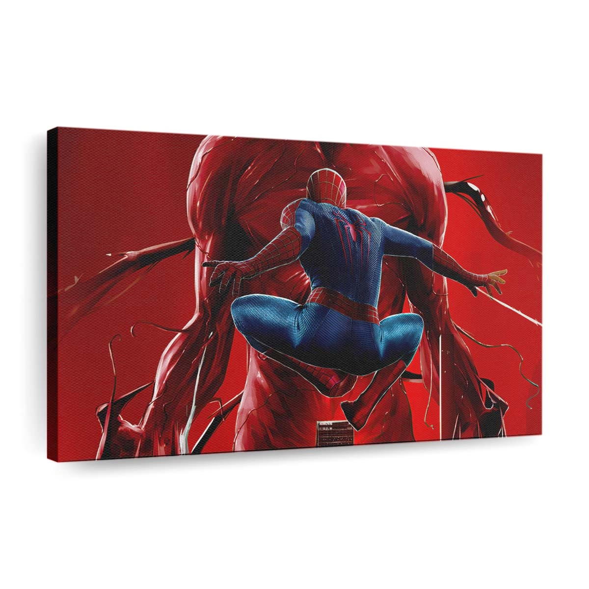 Spider Man gegen Carnage Leinwandbild - Wanddeko