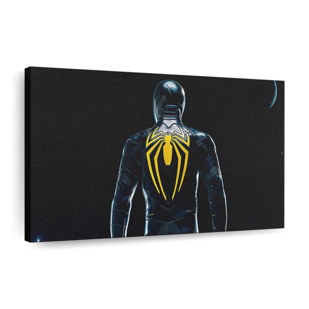 Spider Man beobachtet die Stadt Leinwandbild - Wanddeko