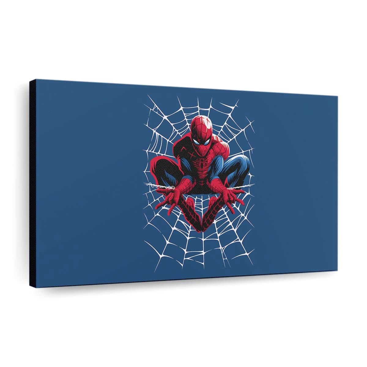 Spider Man Web Minimal Leinwandbild - Wanddeko