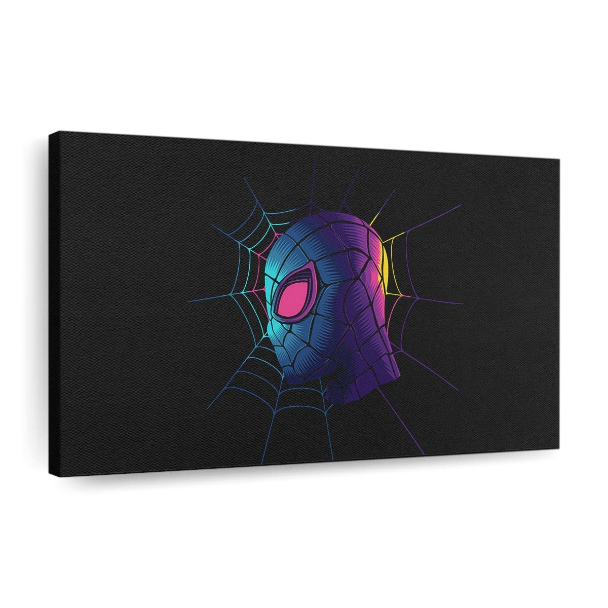Spider Man Web Minimalist Art Leinwandbild - Wanddeko