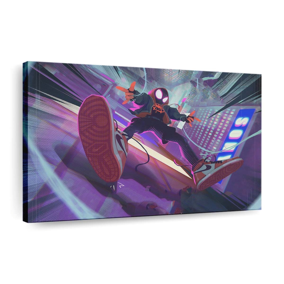 Spider Man Wow Leinwandbild - Wanddeko
