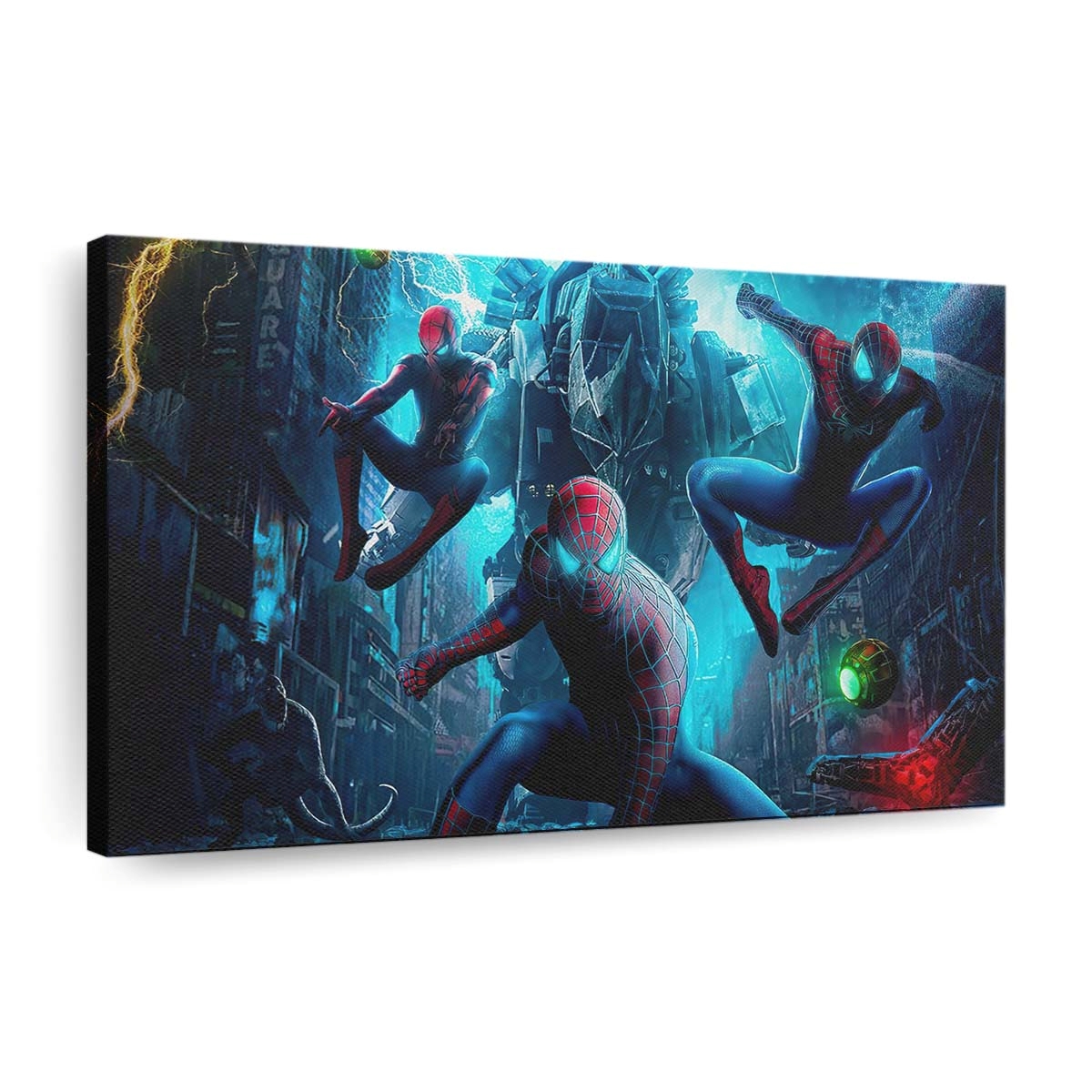 Spider Manno Way Home Leinwandbild - Wanddeko