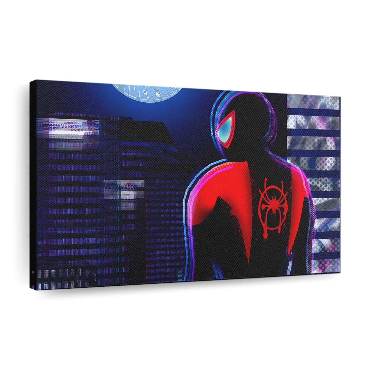 Spiderverse Oscar Gewinner Poster Leinwandbild - Wanddeko