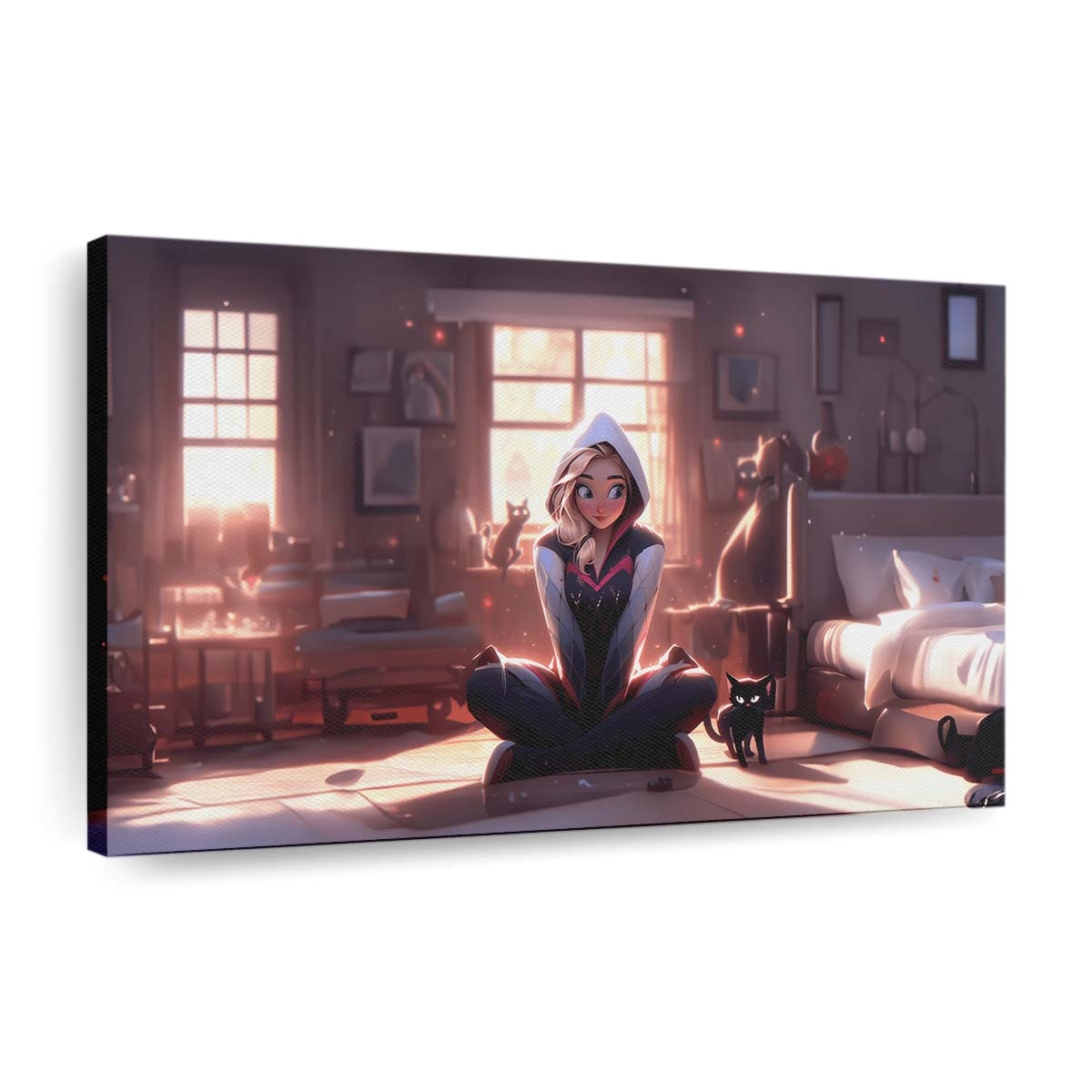 Spiderwoman Gwen Leinwandbild - Wanddeko