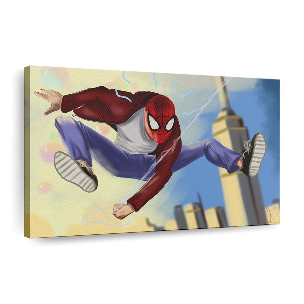 Spidey Umweg Leinwandbild - Wanddeko