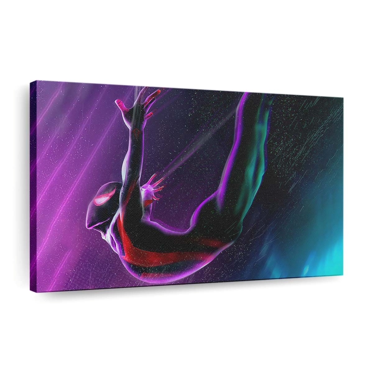 Spidey beim Sprung Leinwandbild - Wanddeko