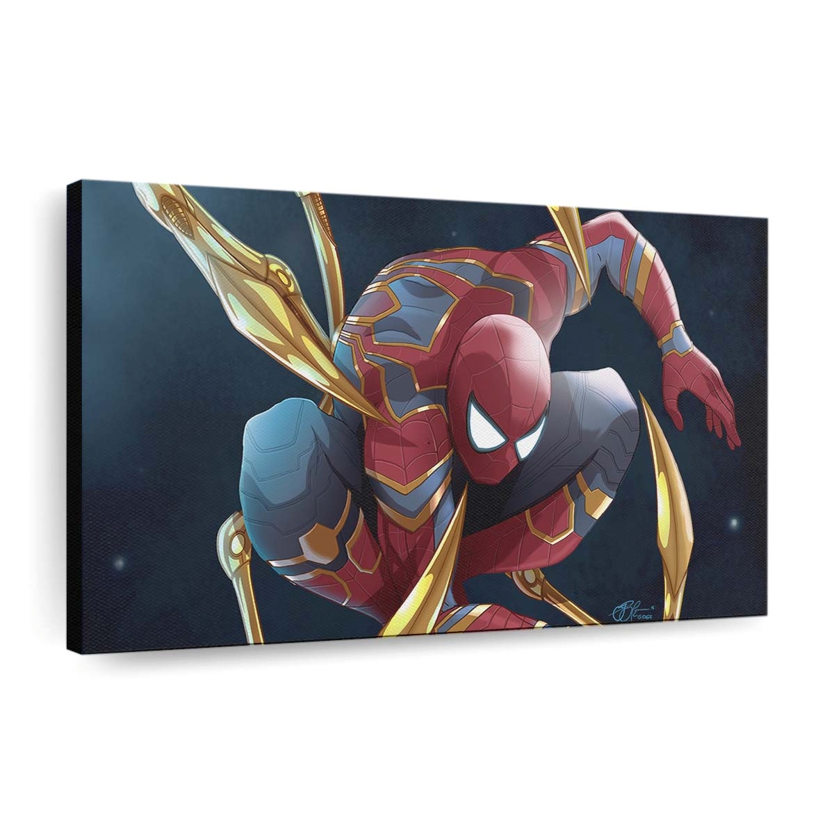 Spidey Infinity War Space Leinwandbild - Wanddeko