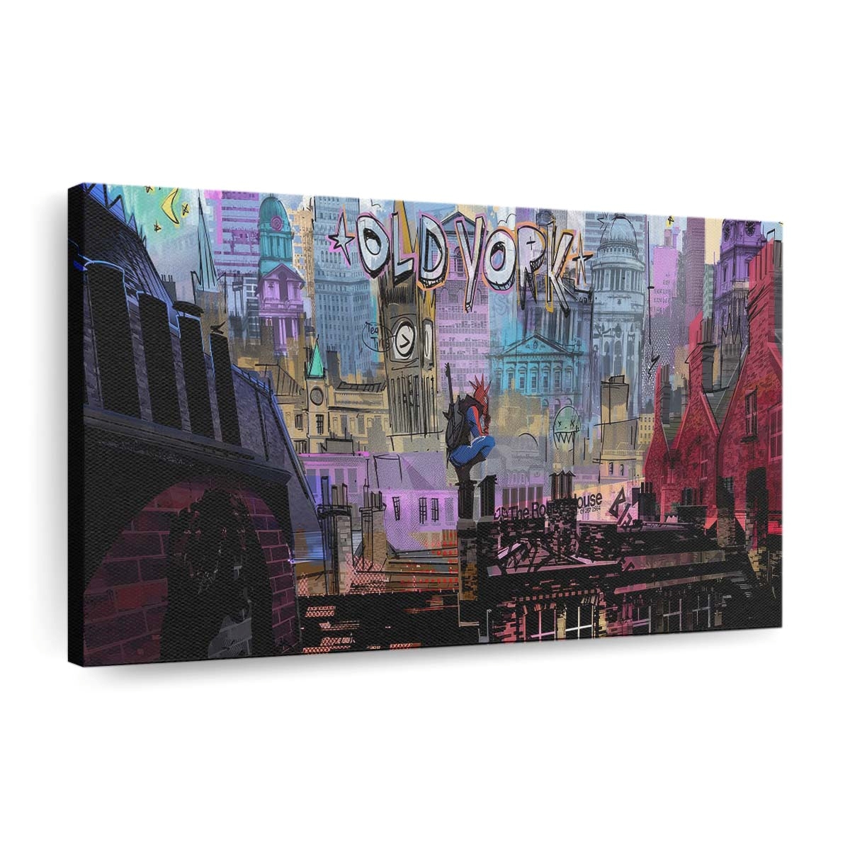 Spidey Punk Leinwandbild - Wanddeko