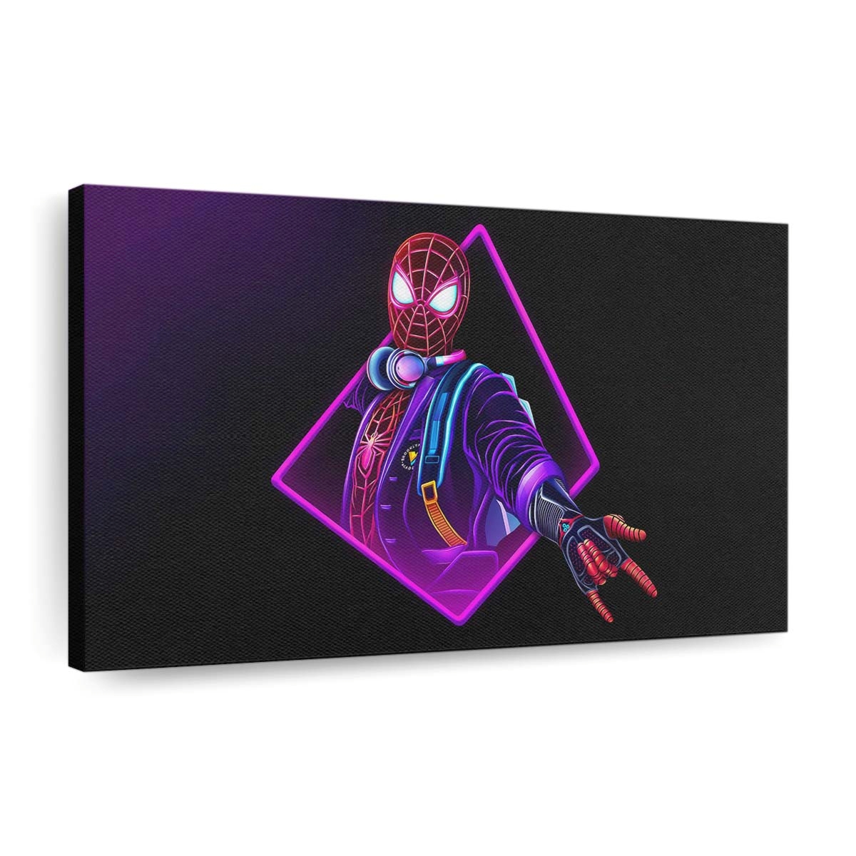 Spidey Red And Blue Leinwandbild - Wanddeko