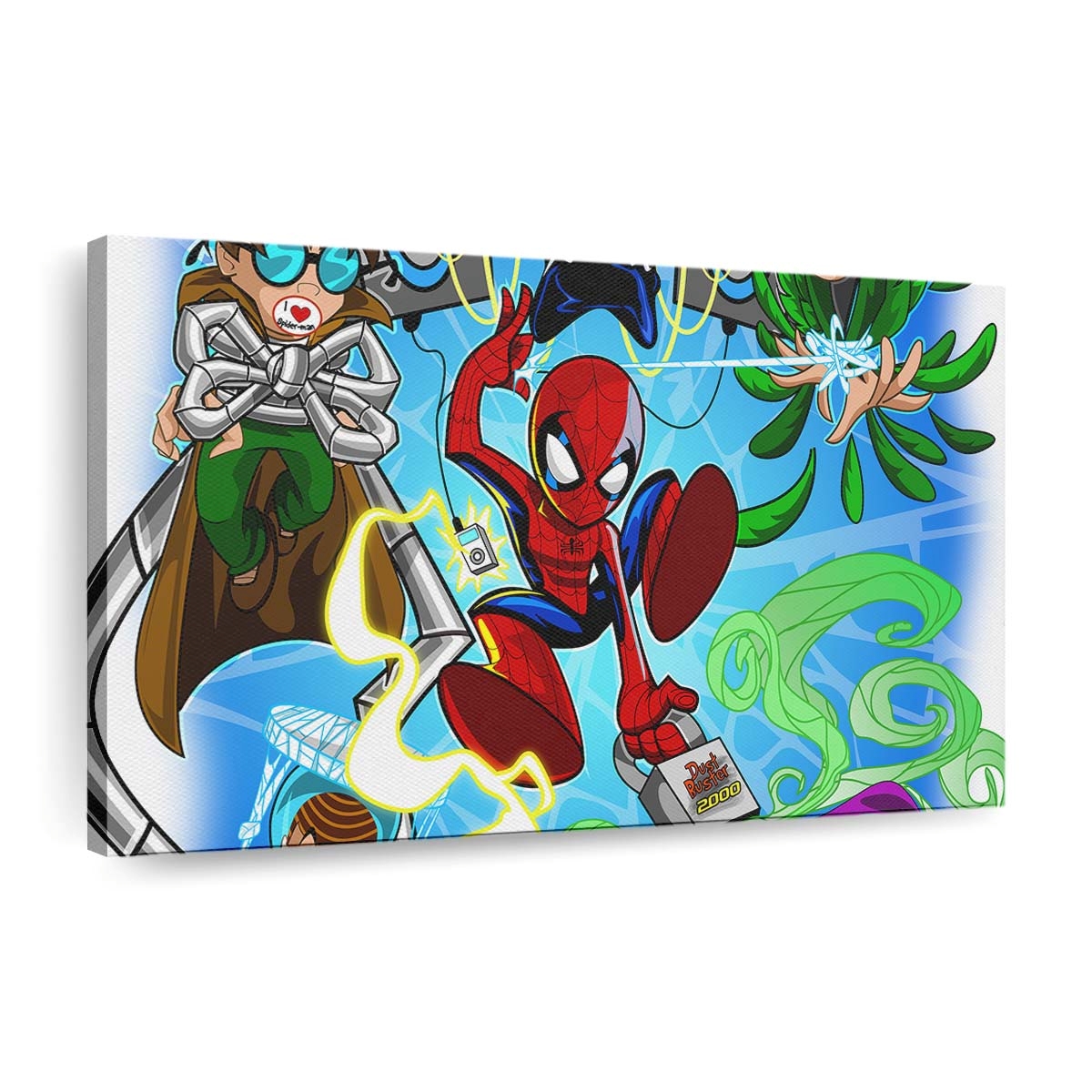 Spidey gegen die Sinister Six Leinwandbild - Wanddeko