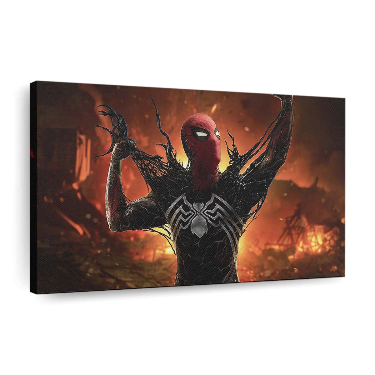 Symbiote Spider Man 2 Leinwandbild - Wanddeko