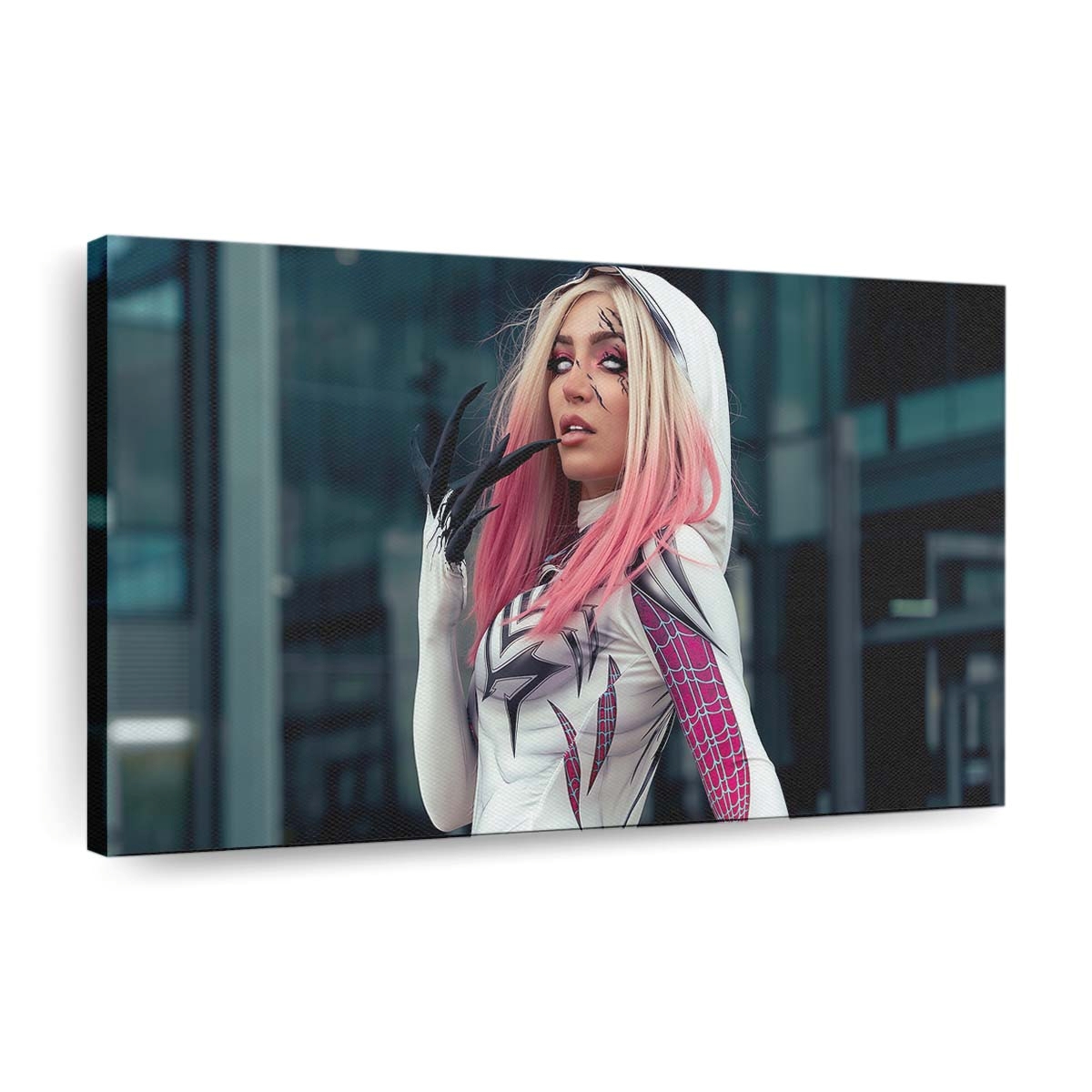 Symbiote Spider Man Venom Cosplay Leinwandbild - Wanddeko