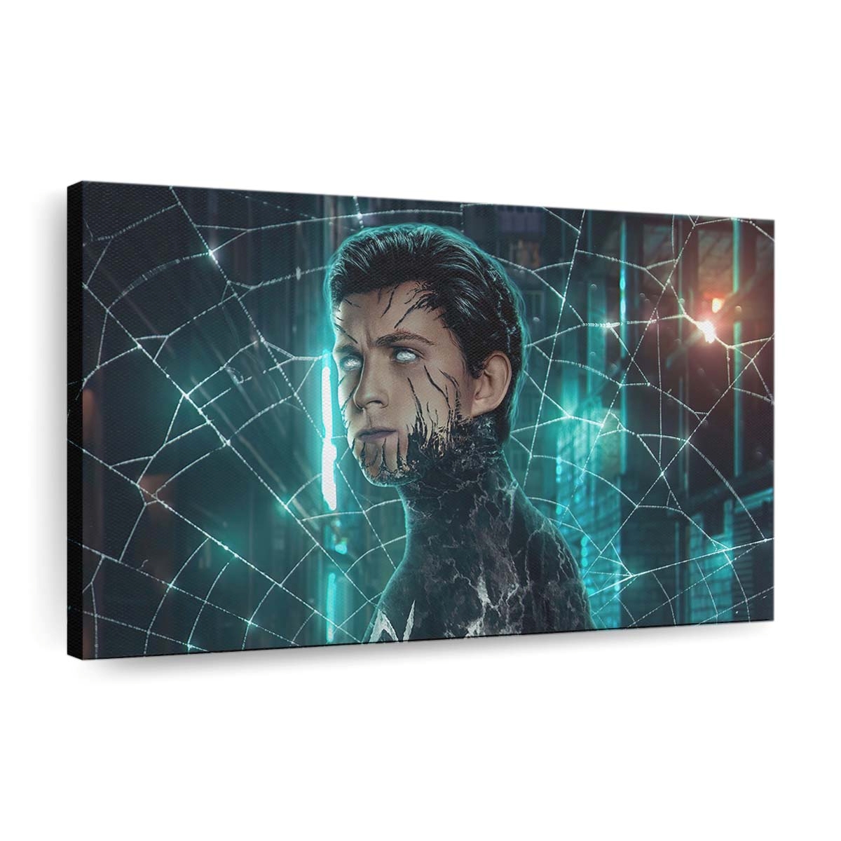 Symbiote Tom Spider Man Leinwandbild - Wanddeko