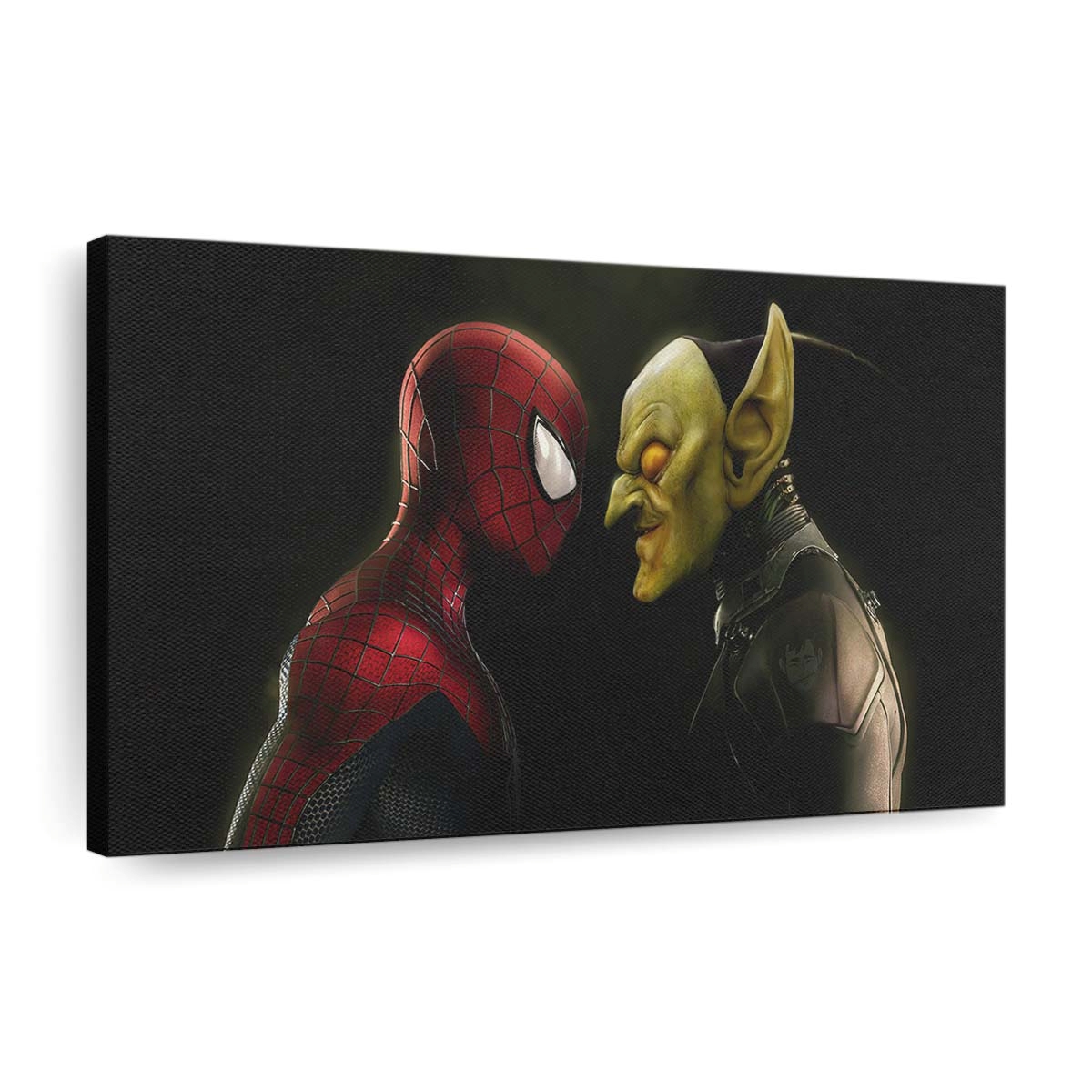 Der erstaunliche Spider Man gegen Green Goblin Leinwandbild - Wanddeko