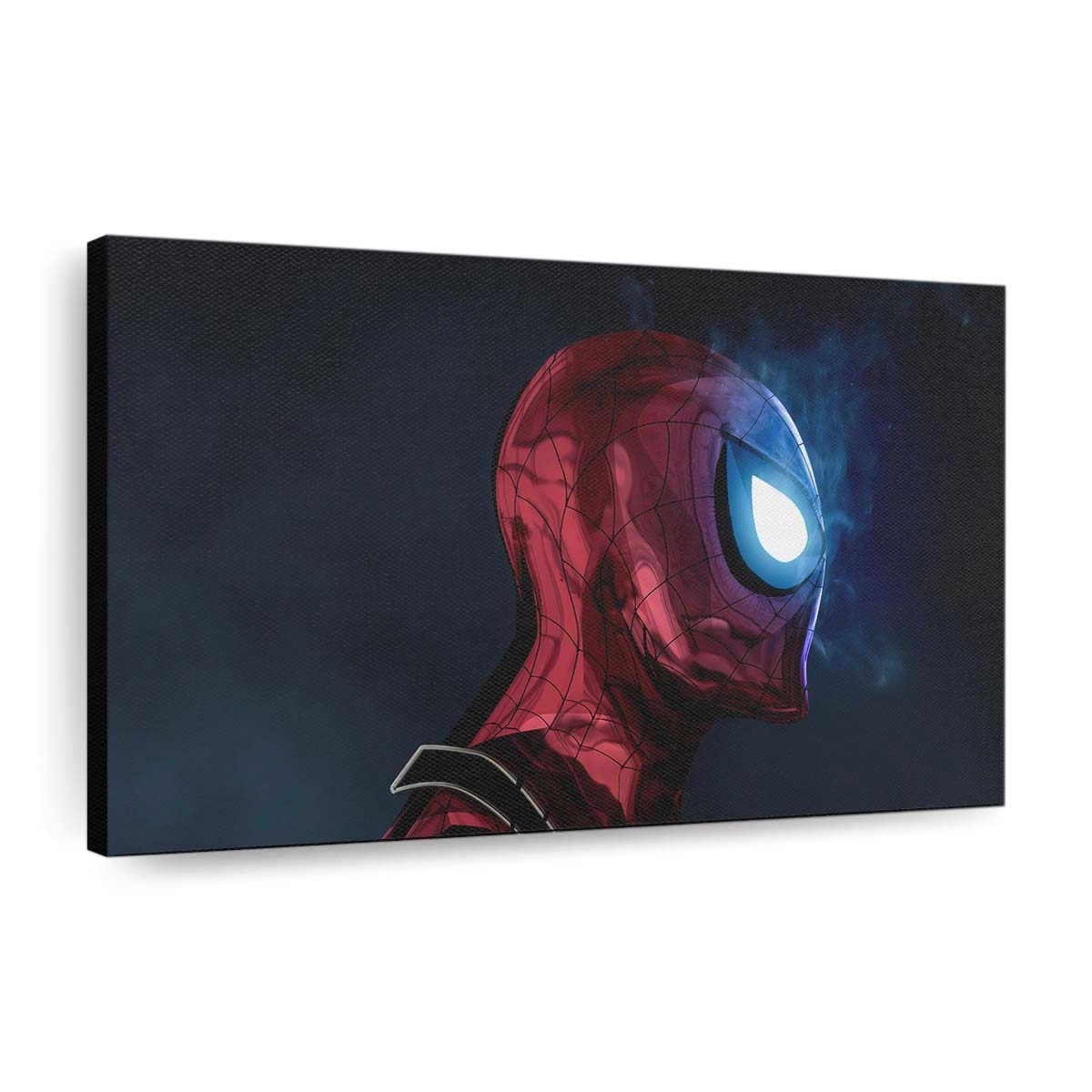 Der Spider Man mit leuchtenden Augen Leinwandbild - Wanddeko