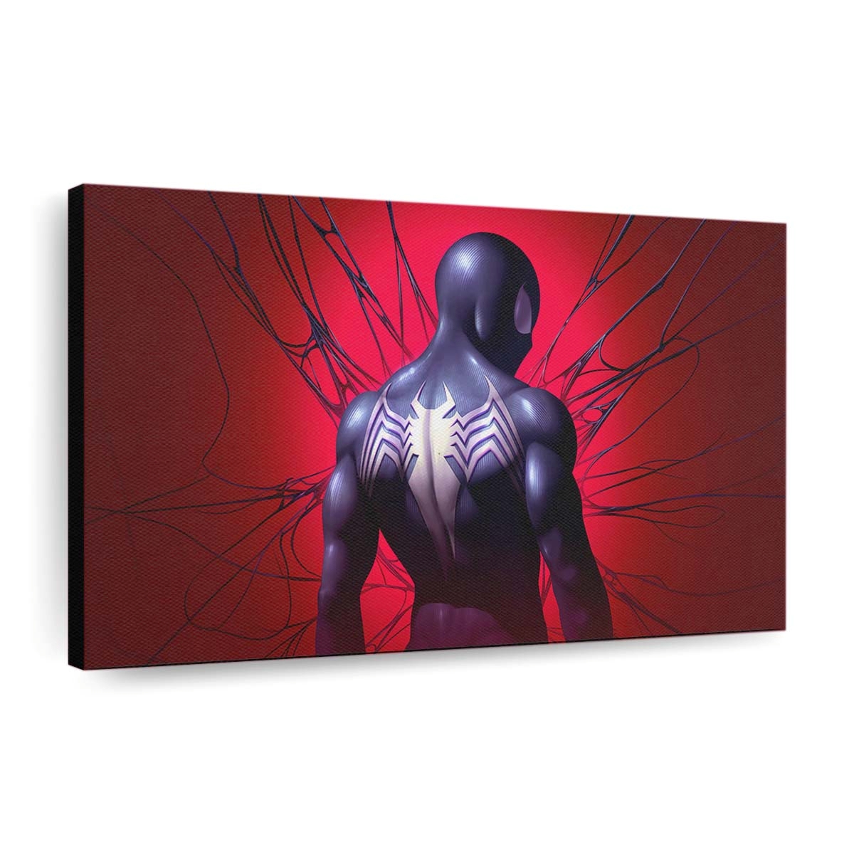 Der Aufstieg des schwarzen Spider Man Leinwandbild - Wanddeko