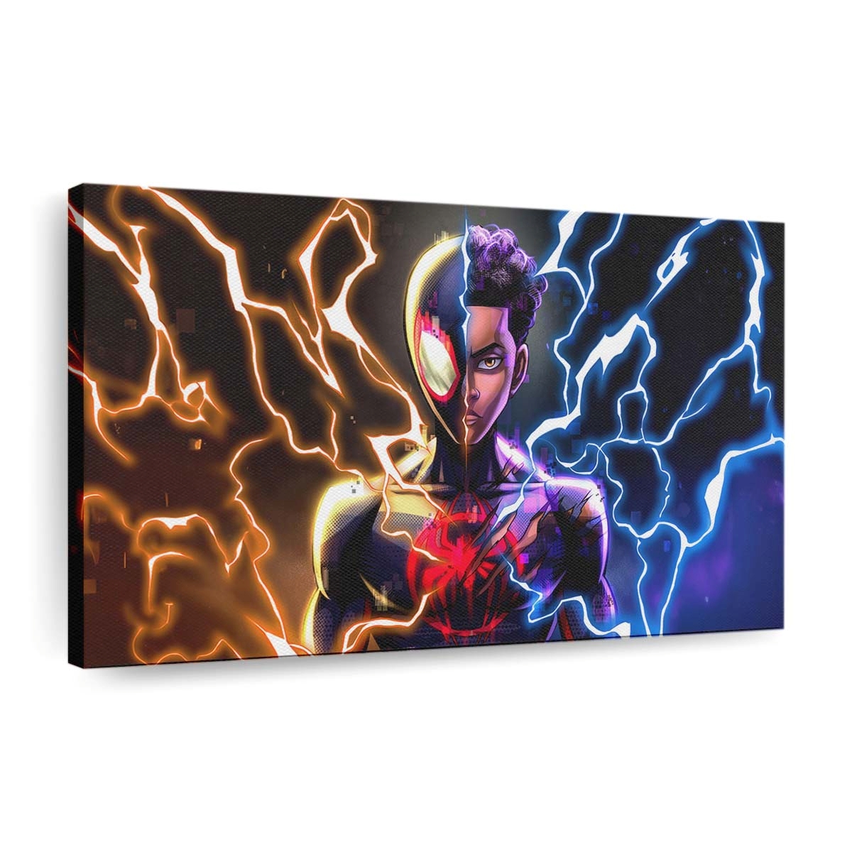 Das Spektakel von Spider Man Leinwandbild - Wanddeko