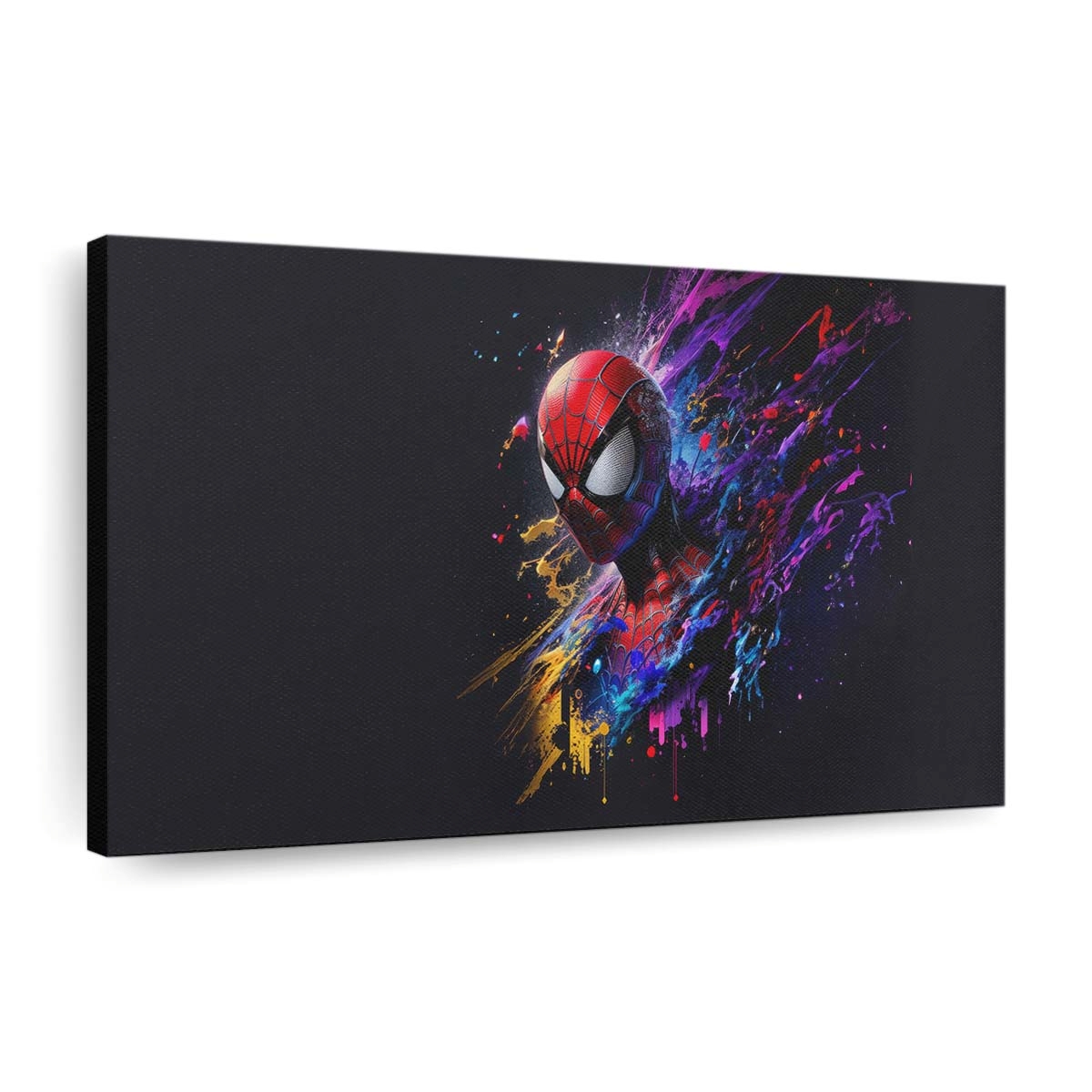 Der spektakuläre Spider Man Splash Art Leinwandbild - Wanddeko