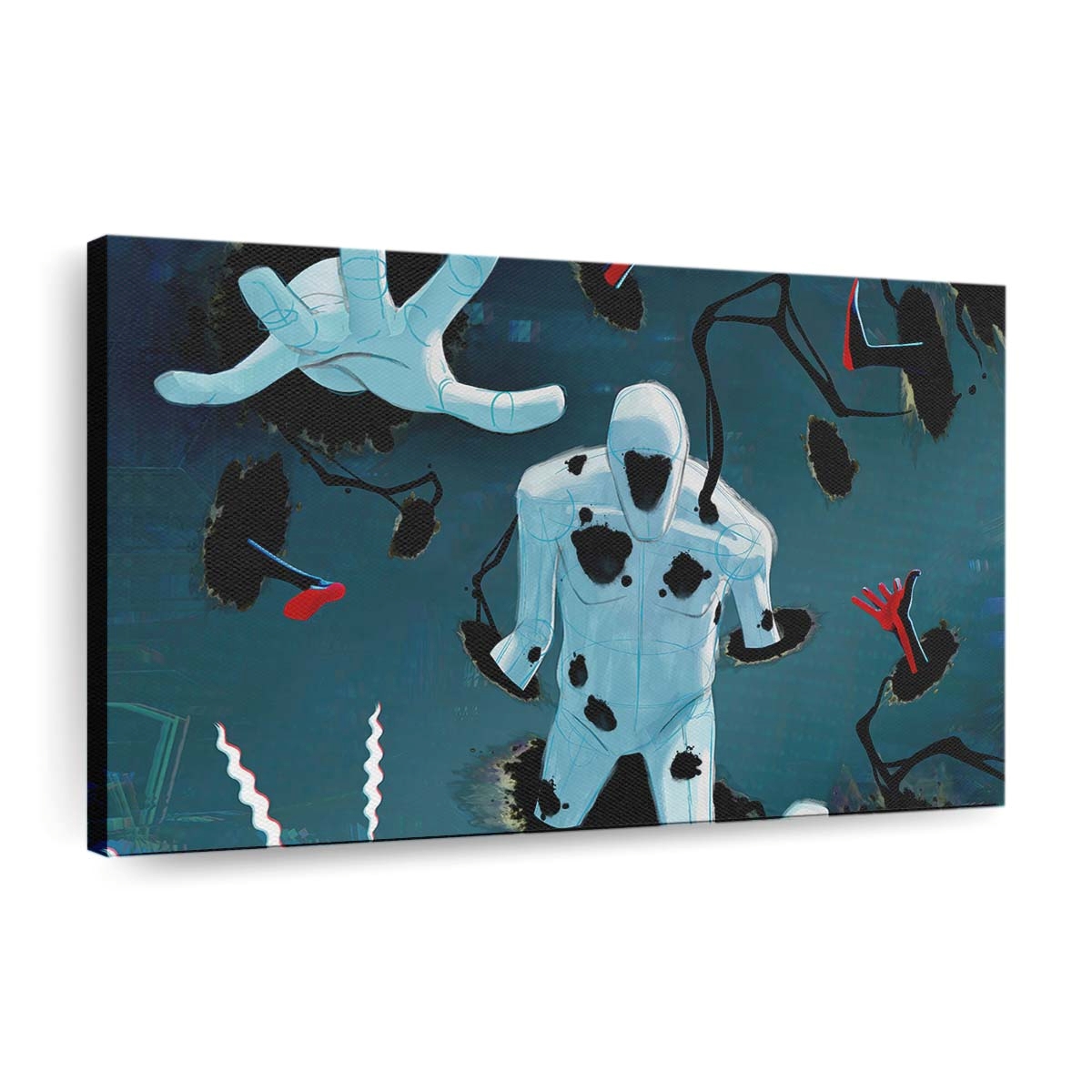 Der Spot in Spider Man: Across the Spider Verse 2023 Leinwandbild - Wanddeko